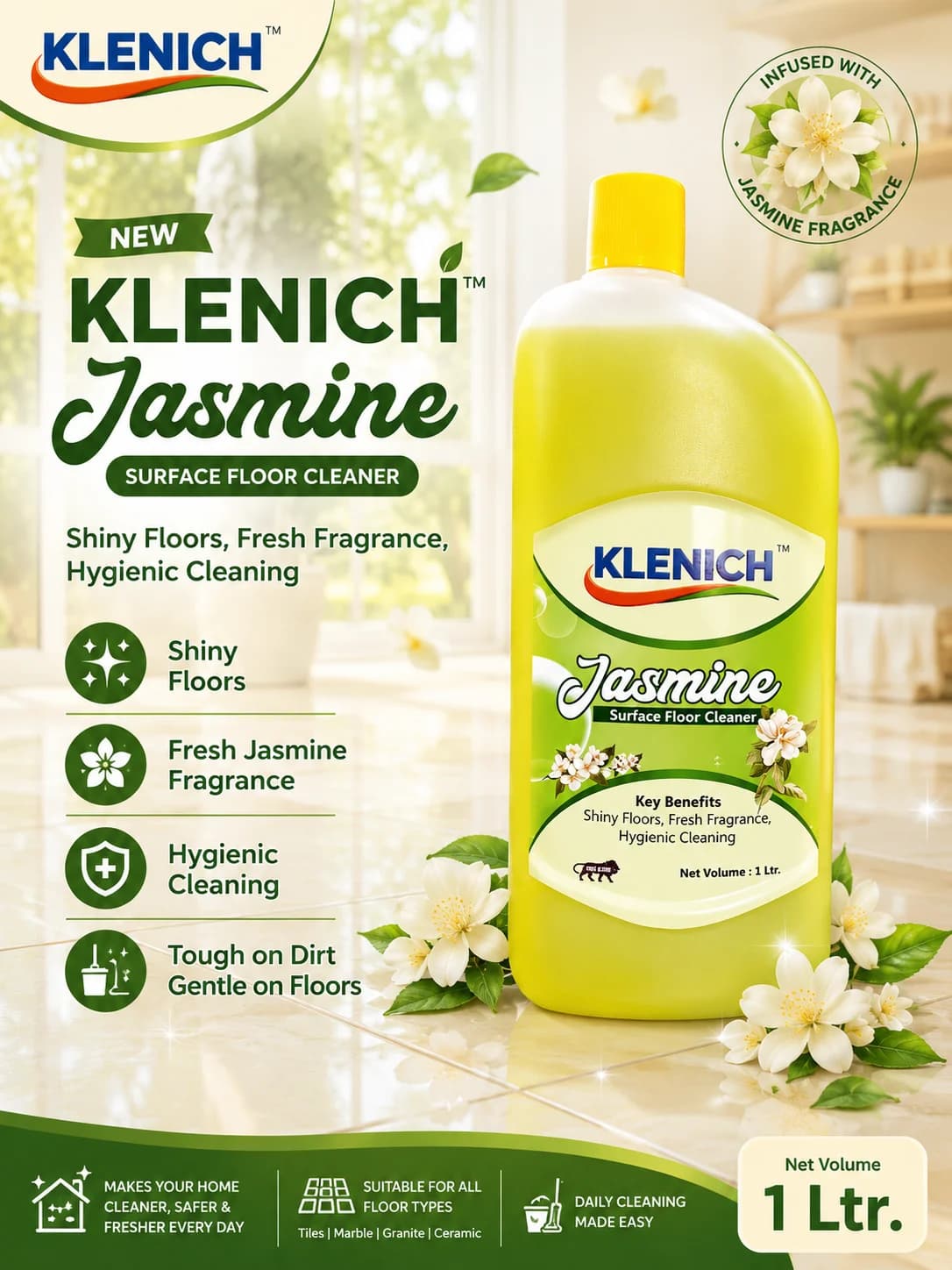 Floor Cleaner — Jasmine · 1L